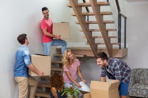 Careful packing and labelling for a home move in Upperwalthamstow