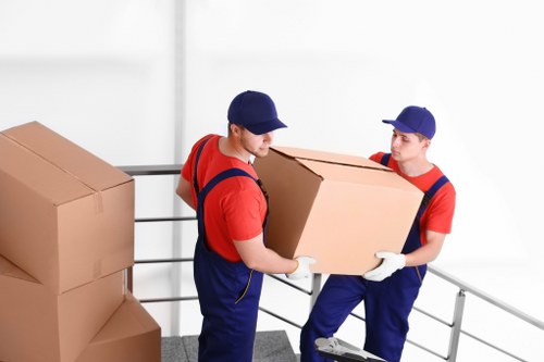 Customer and staff safety at a storage facility entrance