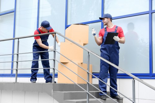 Professional local removals team planning a move in Upperwalthamstow