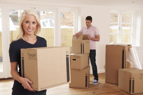 Mobile self storage unit delivery in Upperwalthamstow