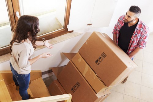 Careful packing and protective materials for a home move in Upperwalthamstow
