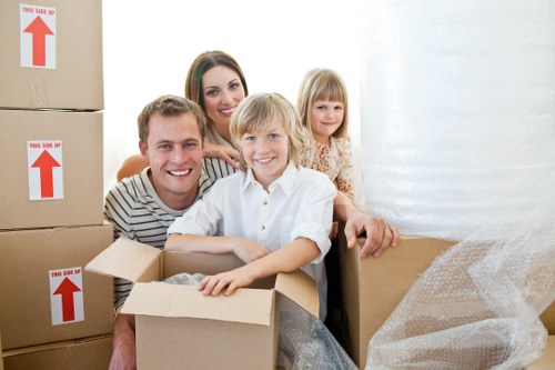 Professional moving help loading boxes and furniture in Upperwalthamstow