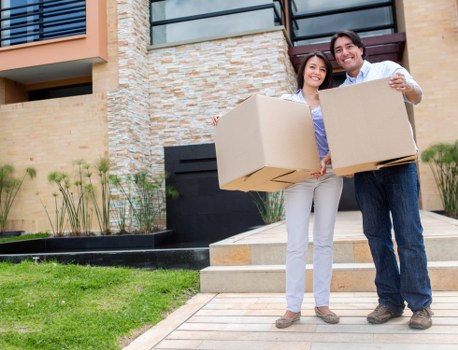 Packed boxes and furniture stored safely in Upperwalthamstow